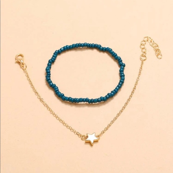🆕 Bead + Star Bracelet Set - Picture 2 of 3